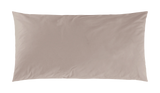 Mako-Satin Kissenbezug aus 100% Baumwolle | Farbe Taupe | 40 x 80 cm
