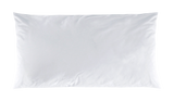 Mako-Satin Kissenbezug aus 100% Baumwolle | Farbe Weiß | 40 x 80 cm